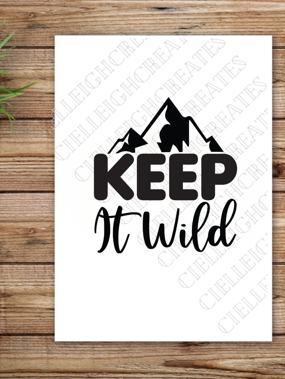 *2 for $20* Keep It Wild vinyl decal Sticker Handcrafted Mountains Trees